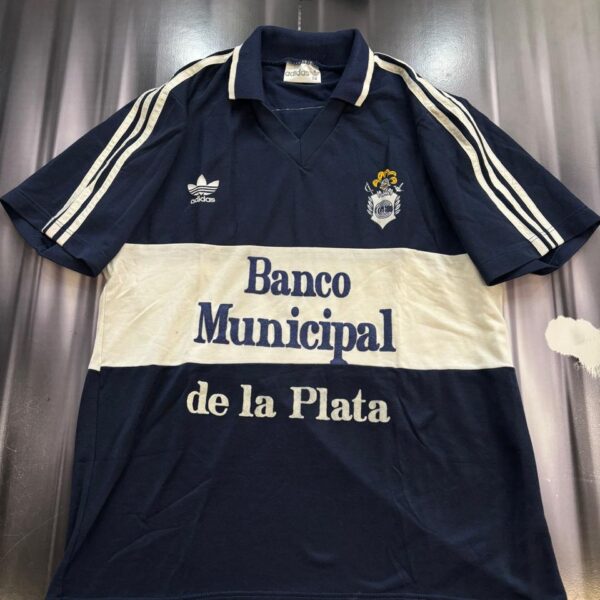 MATCHWORN  camiseta de gimnasia de la plata 11 apertura 1993 vs  river plate talle  4