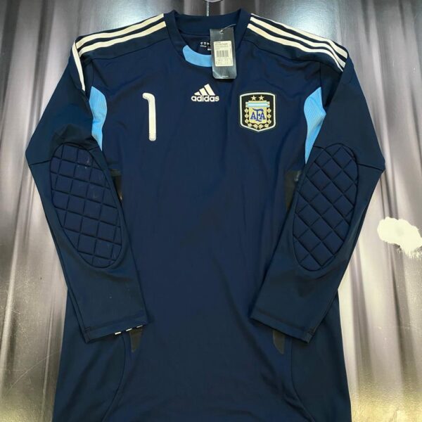 Buzo de arquero de la seleccion argentina  2011 2012 versión jugador  techfit 1 talle 10