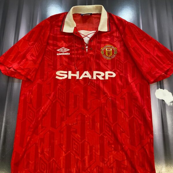 Camiseta del  manchester united 1992 1994 28 beckham talle 4 (XL)
