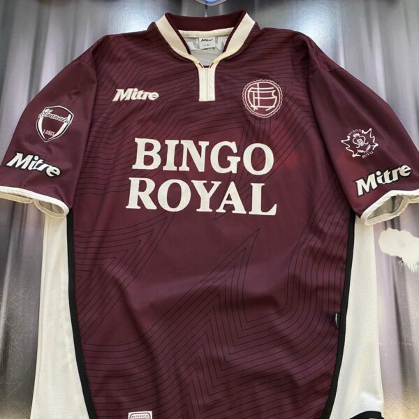 Camiseta de lanus original de época usada en partido año 2003/4 talle XL 11 !