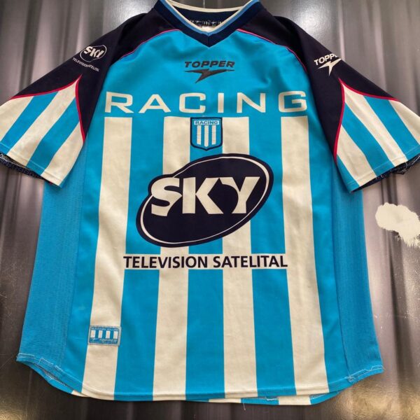 Camiseta de racing club año 2001 19 jose chatruc talle L