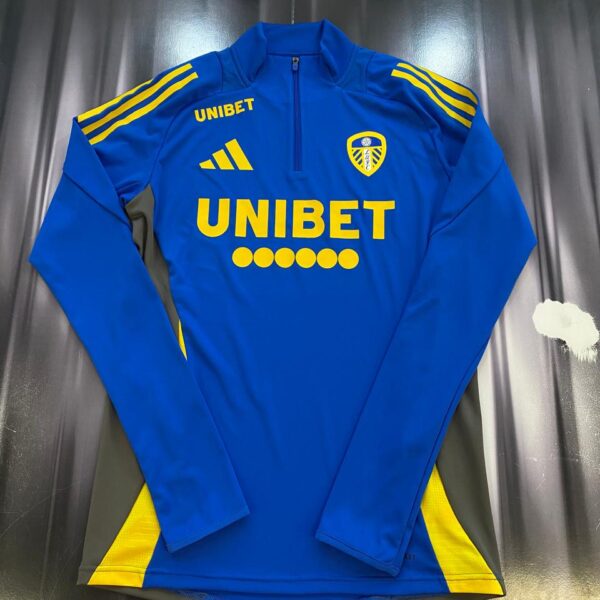 Buzo medio cierre de entrenamiento del  leeds united talle S