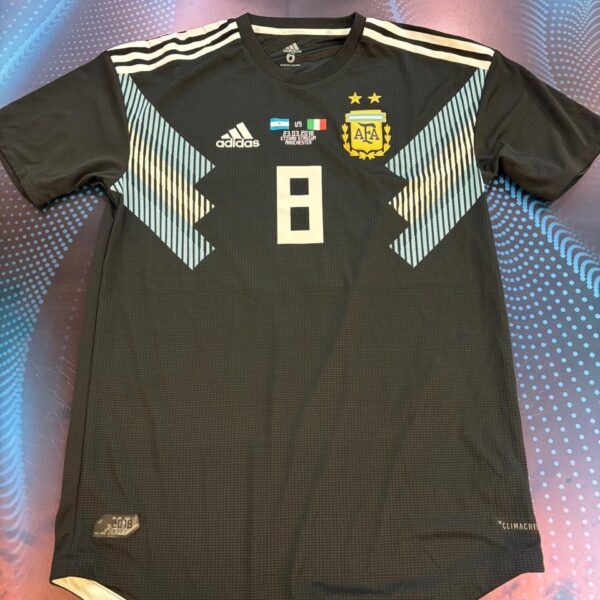 camiseta alternativa de la selección argentina 2018 talle 6 8 acuña!