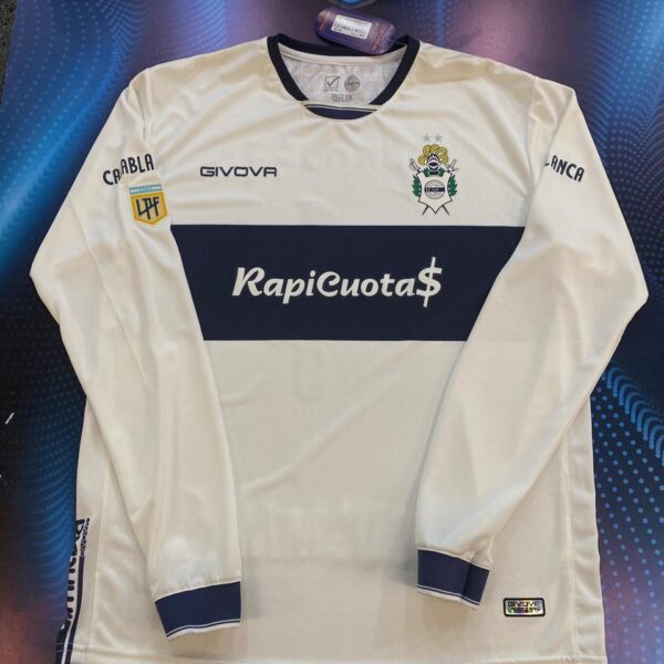 Camiseta mangas largas de gimnasia de la plata 4 morales talle XXL