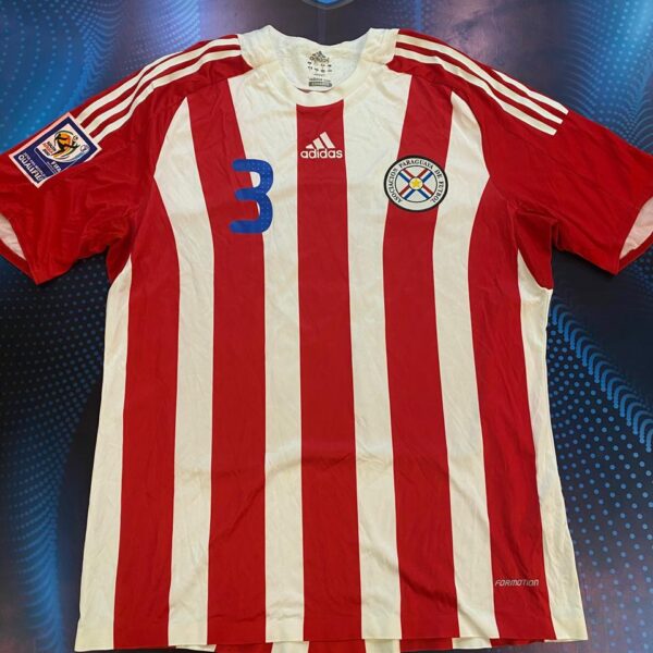 Camiseta de la seleccion de paraguay año 2009 formotion 3 talle L