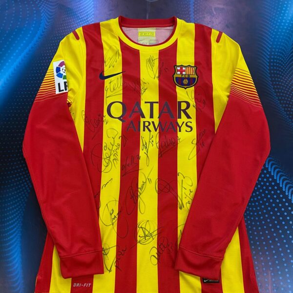 ⭐️MATCHWORN Camiseta alternativa mangas largas del fc barcelona 2014 11 neymar talle M