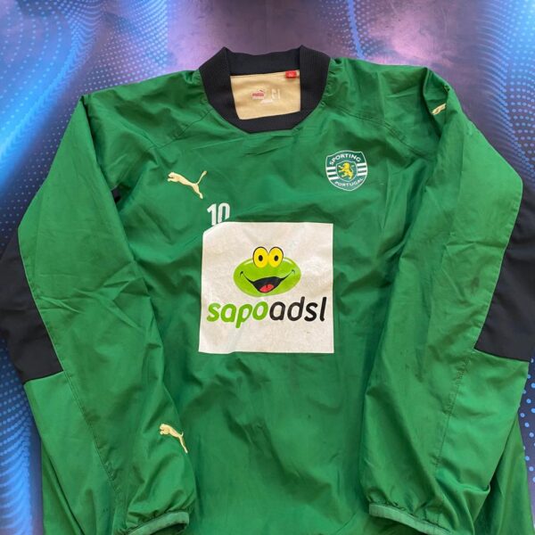 Buzo del Sporting Lisboa usado por el pipí romagnoli talle M !