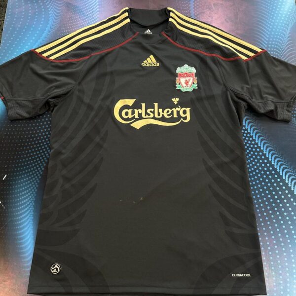 Camiseta alternativa del liverpool 2009 2010 torres talle L
