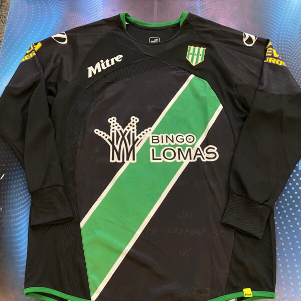 Camiseta mangas largas de banfield usada en partido vs san lorenzo talle XL 18 !