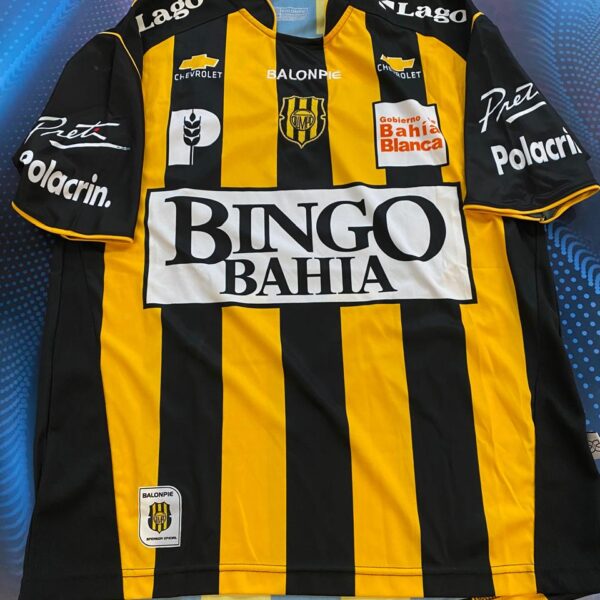 Camiseta de olimpo usada en partido vs san lorenzo talle L 33 !