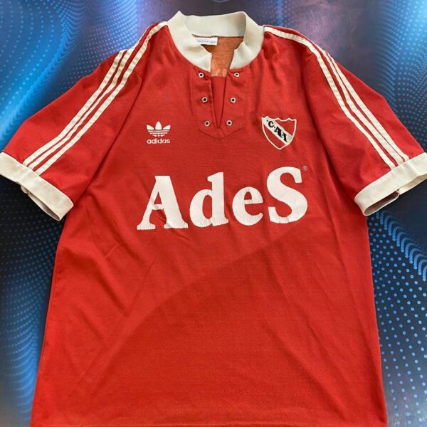 Camiseta de independiente 1995 1996 10 nro pintura talle 4