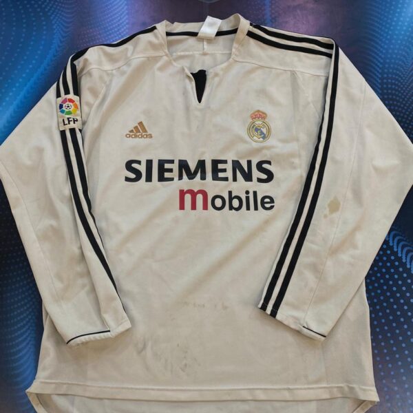 Camiseta mangas largas del real madrid 9 ronaldo talle L