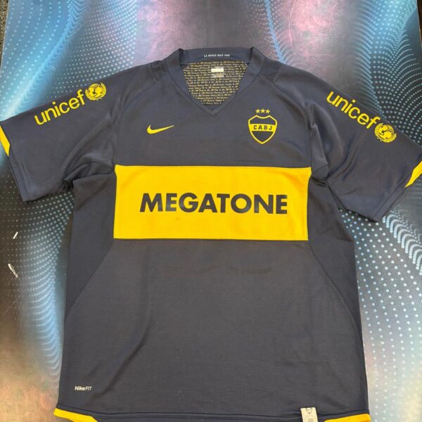 camiseta de boca titular año 2007/2008 usada por el TATA ALVARO GONZALEZ  15