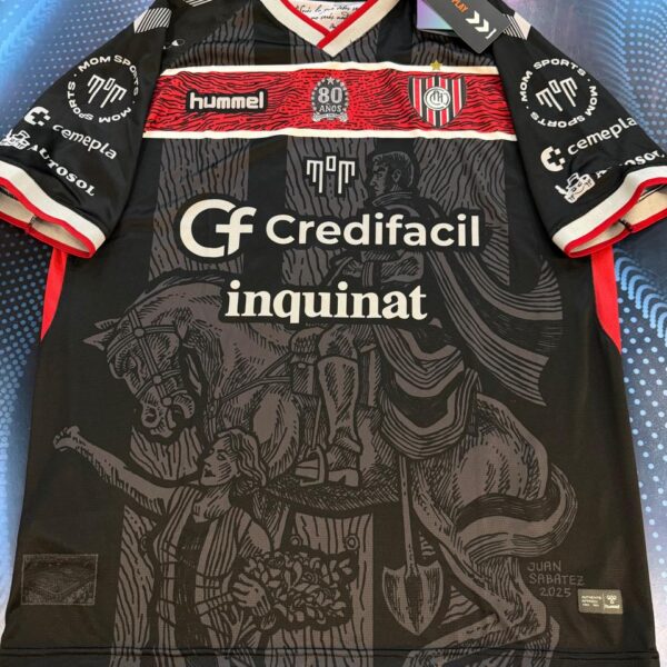 Camiseta alternativa chacarita 2025 jugador 7 talle L