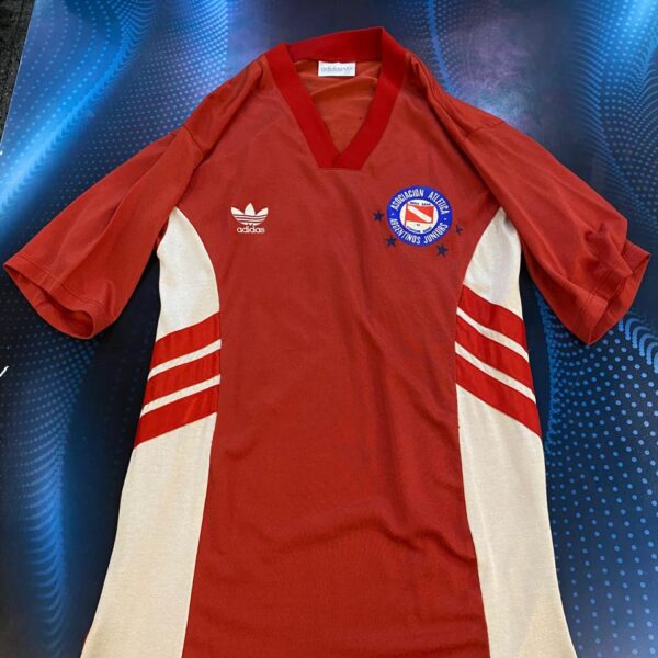 Camiseta de argentinos jrs 1995 14 nro pintura talle 3