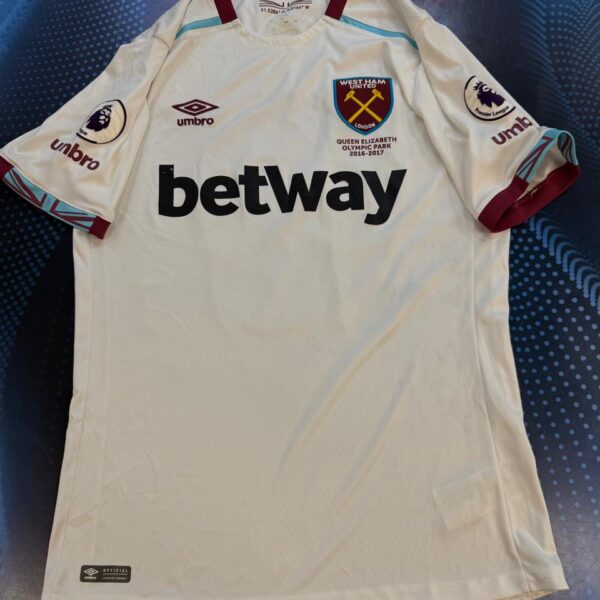 Camiseta del westham 2016 2017 10 lanzini talle M