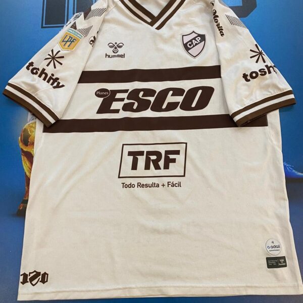 Camiseta de platense talle L usada en partido vs san lorenzo!