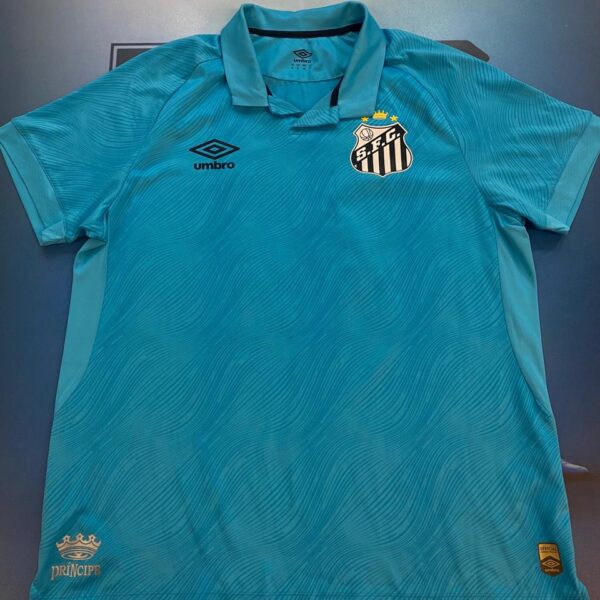 Camiseta alternativa del santos 10 neymar talle XL