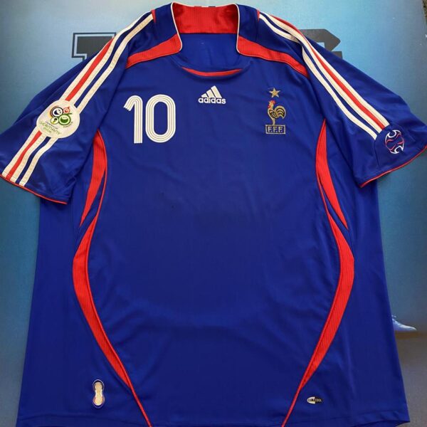 Camiseta de la  seleccion de francia 2006 10 zidane talle L