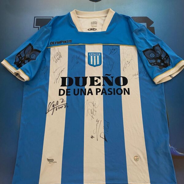 Camiseta de racing club 2011 utileria 3 talle L