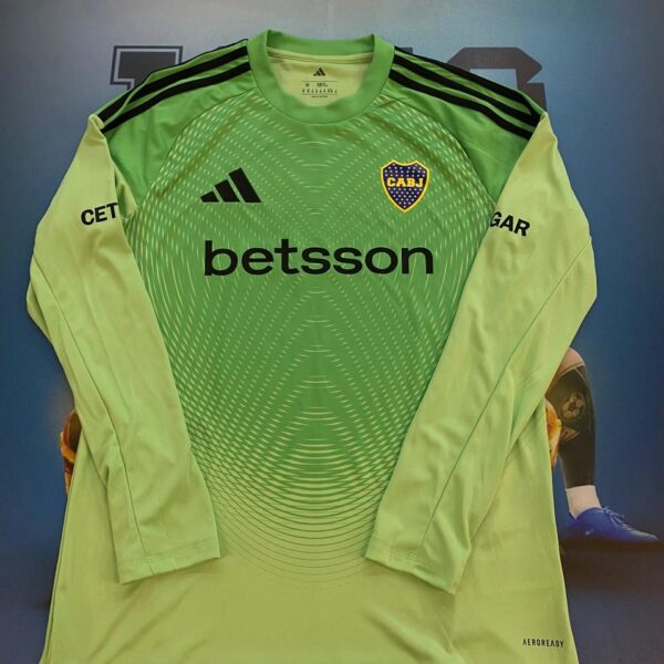 Buzo de arquero de boca juni̇ors 25 marchesin talle M