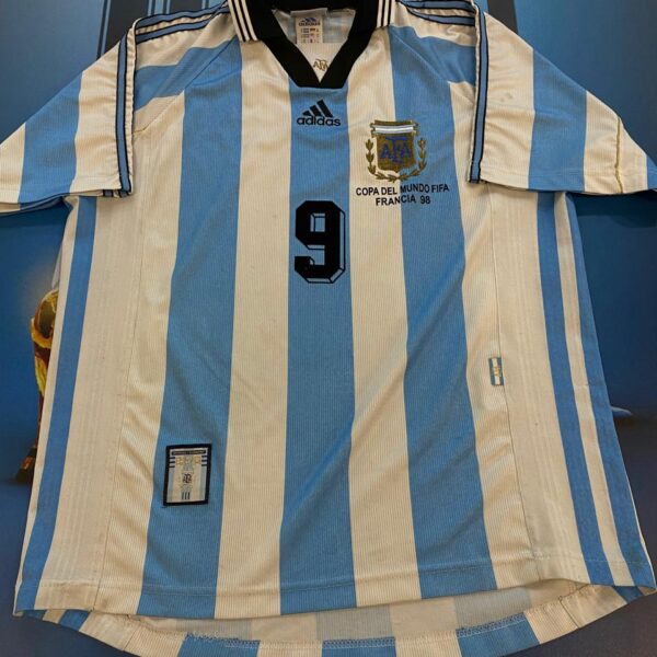 Camiseta de la selección argentina 1998 original de época batistuta talle M !