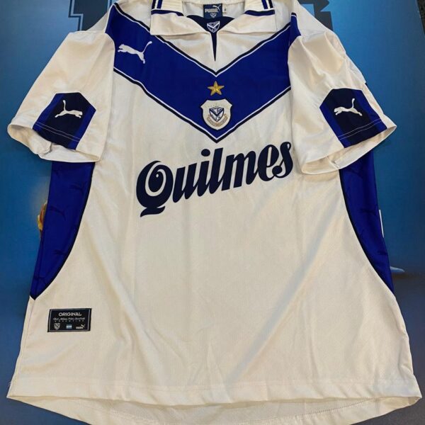 Camiseta de velez año 1998 usada por Pellegrino talle XL!