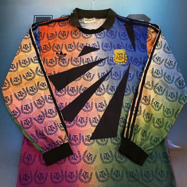 Buzo de arquero de la seleccion argentina 1993 1 nro pintura talle 4