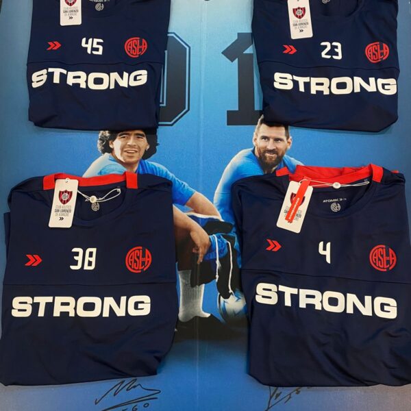 Remera de entrenamiento de san lorenzo 2025