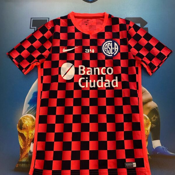 Remera pre match de san lorenzo 34 talle S