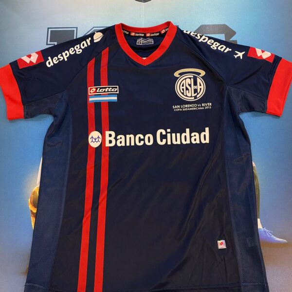 Camiseta alternativa de san lorenzo usada por 20 ortigoza talle M