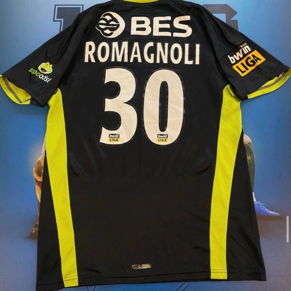 Camiseta del sporting lisboa usada por 30 el pipi romagnoli talle L