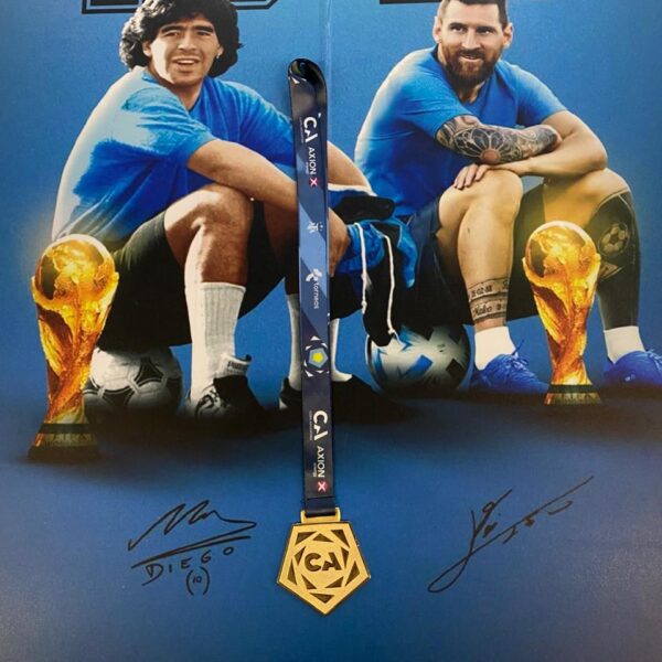 Medalla de la final de la copa argentina estudiantes vs  defensa y justicia