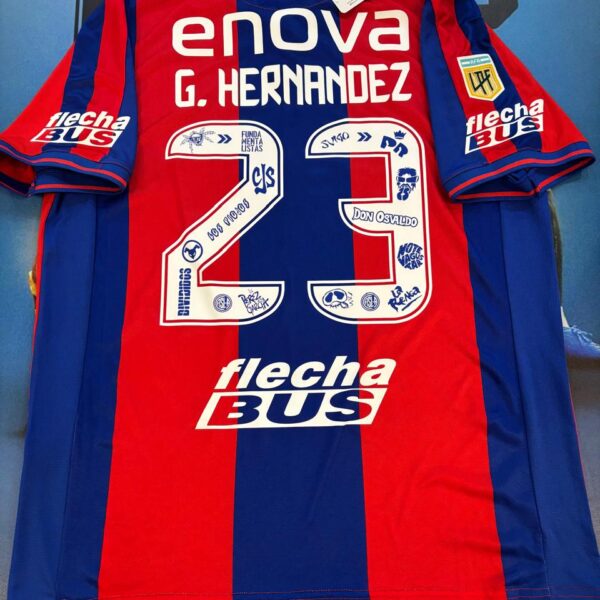 Camiseta de san lorenzo 2025 estampado especial de  gaston hernandez rock nacional