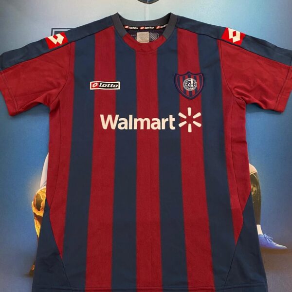 Camiseta de san lorenzo 2010 utileria 10 talle M