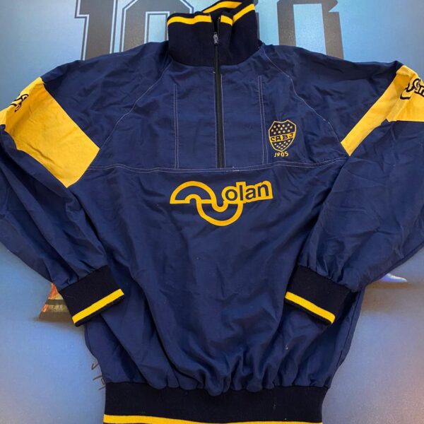 Buzo de entrenamiento de boca año 1995 original de época inmaculado talle L