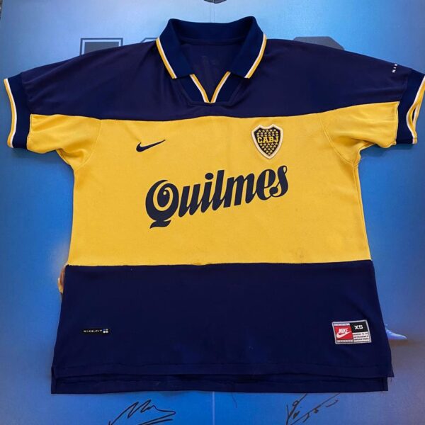Camiseta de boca juni̇ors 1998 10 talle XS