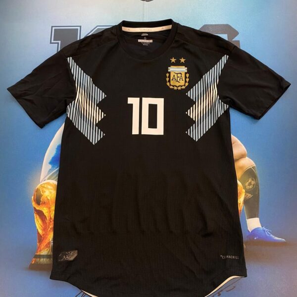 Camiseta alternativa de la seleccion argentina versión jugador 2018 10 messi talle S