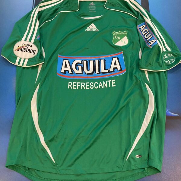 Camiseta de deportivo cali 2006 usada en partido talle XL  28 inmaculada !