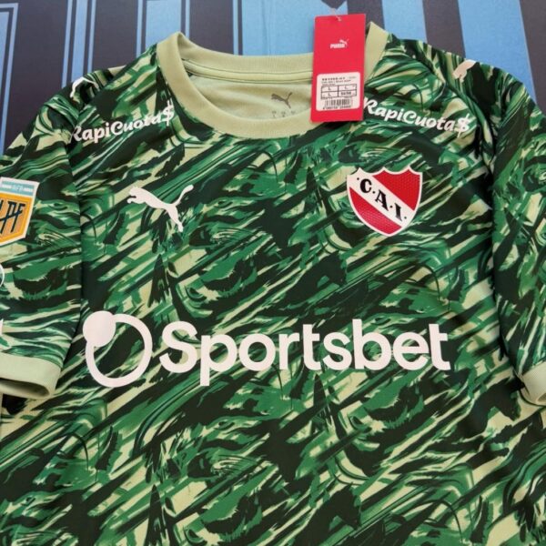 camiseta de arquero de independiente 2025 33 rey VERDE