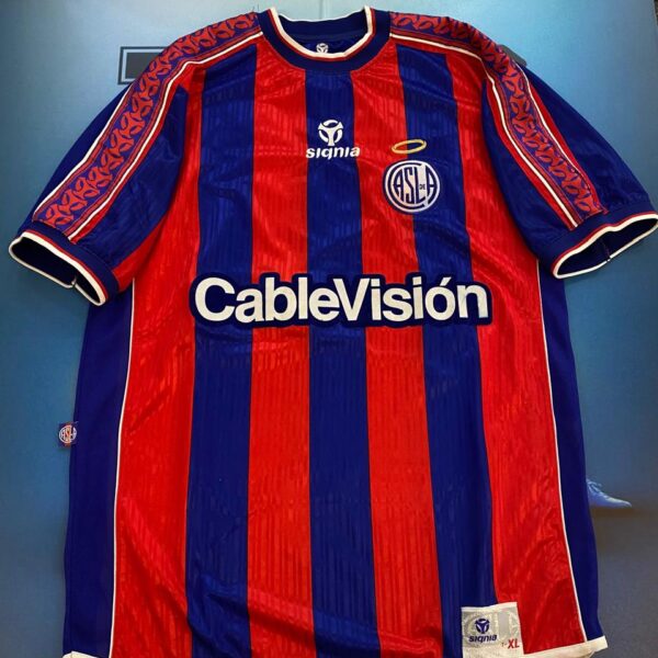 Camiseta de san lorenzo año 2001 7 pipa Estevez talle XL