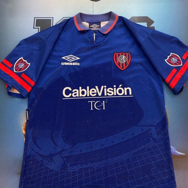 Camiseta alternativa de san lorenzo 1997 10 talle 2 (M)