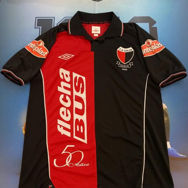 Camiseta de colon usada por 7 fede higuain talle M