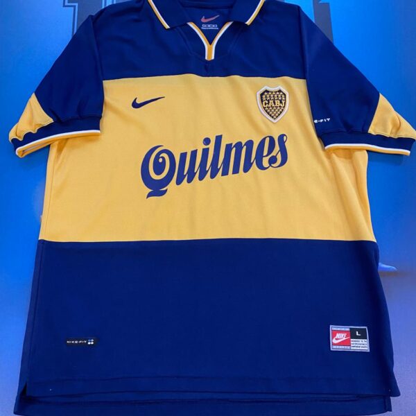 Camiseta de Boca Juniors 1998 jugador 17 talle L numero cocido✔️✔️