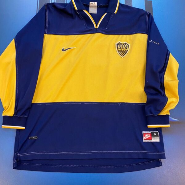 Camiseta de Boca Juniors 1998 manga larga jugador 11 talle S numero cocido ✔️✔️