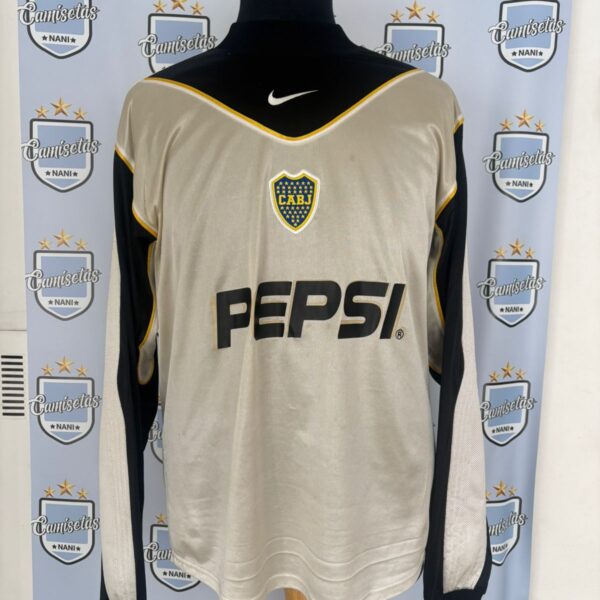 Buzo arquero Boca Juniors 2003 2004 nike de partido talle XL - 1 Pato Abbondanzieri