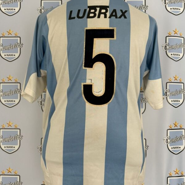 Camiseta titular de Racing Club 2006 2007 de utilería - talle L número 5