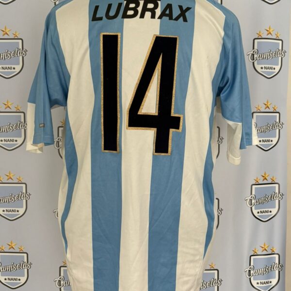 Camiseta titular de Racing Club 2006 2007 de utilería - talle L número 14