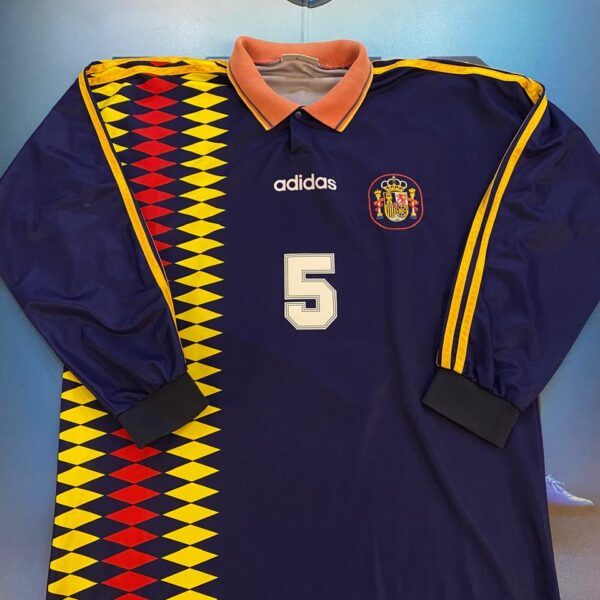 Camiseta alternativa mangas largas de la seleccion de españa talle 4