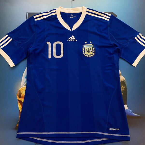Camiseta alternativa de la seleccion argentina  2010 formotion 10 Messi talle L